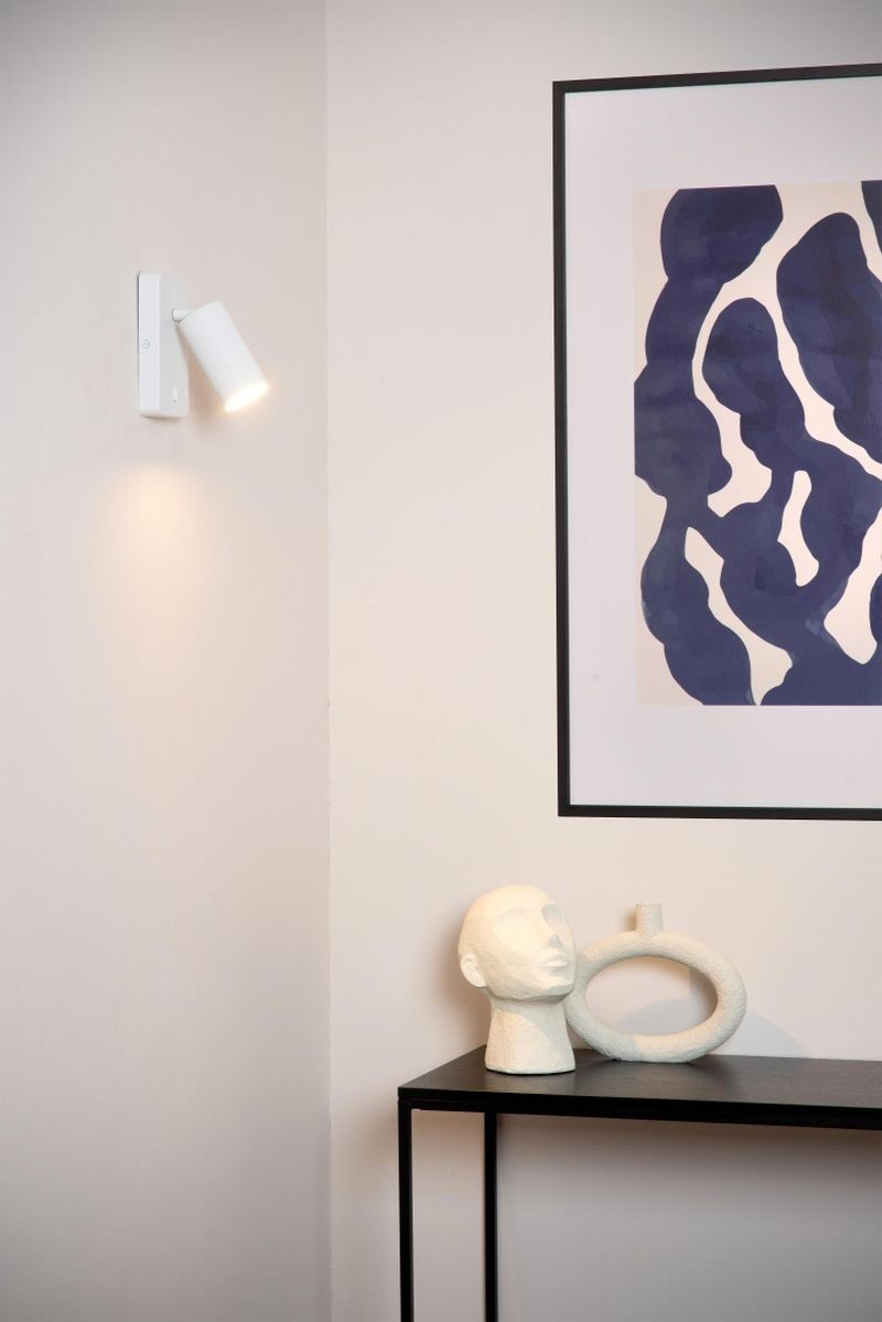 Lucide CLUBS - Nástenné bodové svietidlo - 1xGU10 - Biele